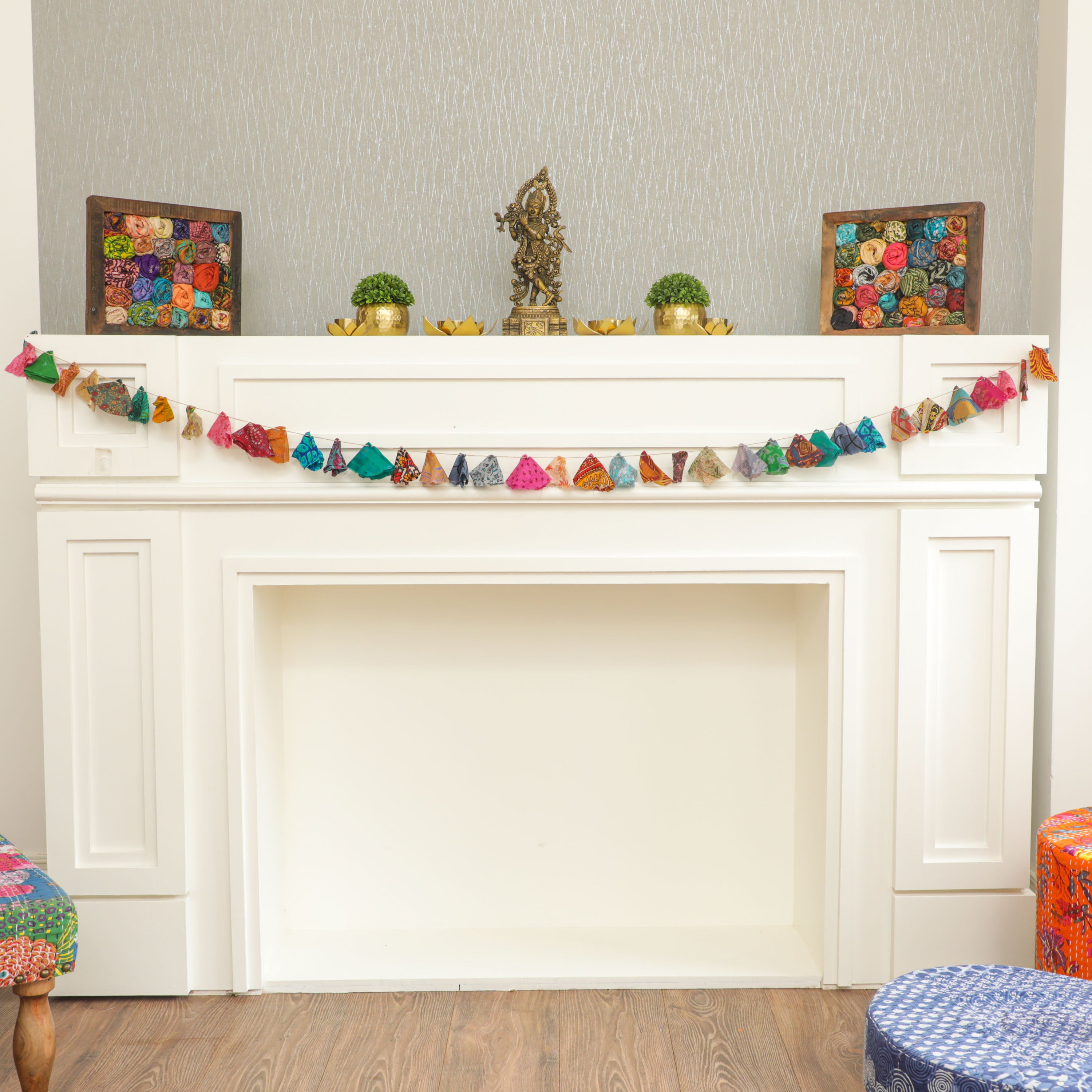Eco Friendly Handmade Double Layered Fabric Buntings